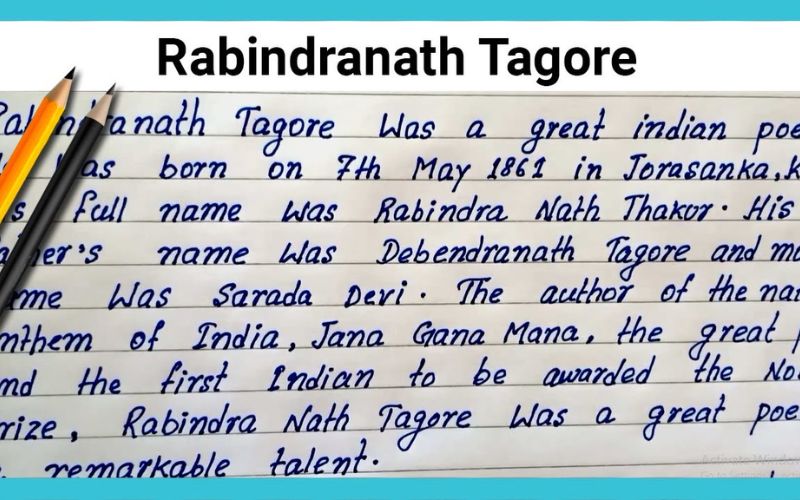 Essay Rabindranath Tagore Biography In English