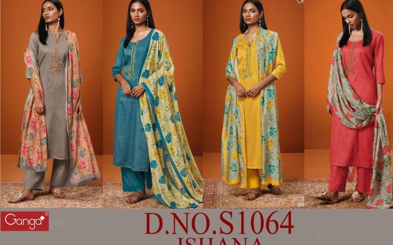 Ganga Suits Latest Catalogue 2021 With Price