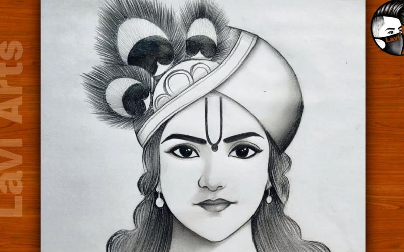 Easy:mz1s99w9v2y= Krishna Drawing