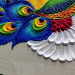 Peacock:7rhit10gaky= Rangoli Design